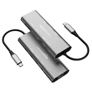 Amazon Basics 9-in-1 USB-C Dock with 4K HDMI & Ethernet
