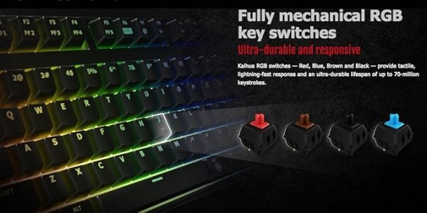 Asus Cerberus MECH RGB Mechanical Keyboard (Blue)